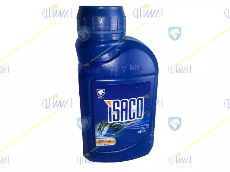 روغن ترمزDOT4-آبی-(قوطی 250CC) ایساکو